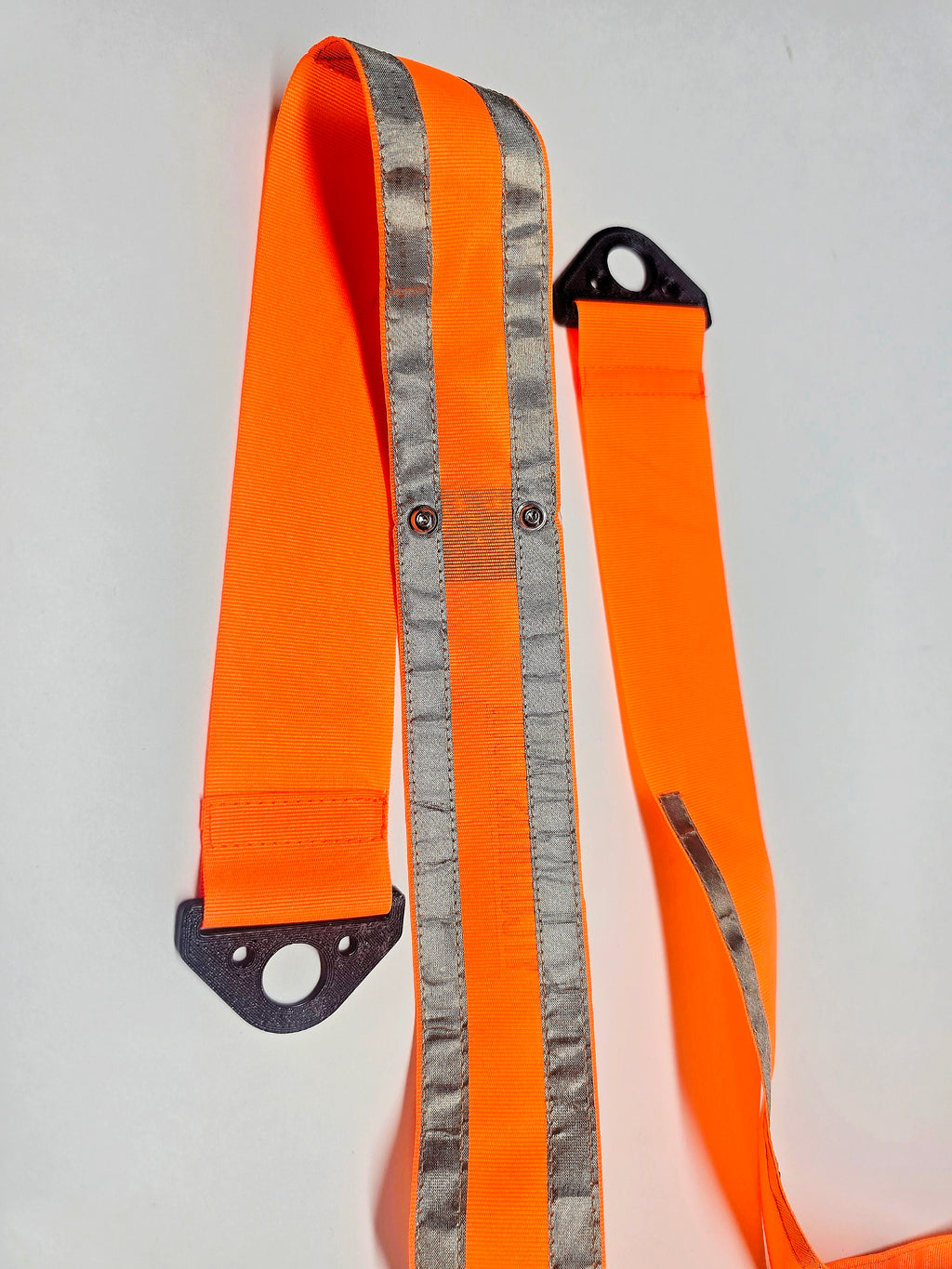 Orange Fara-J Rescue Band VHF (148–160 MHz). Lightweight and foldable for easy use. Top details of antenna.