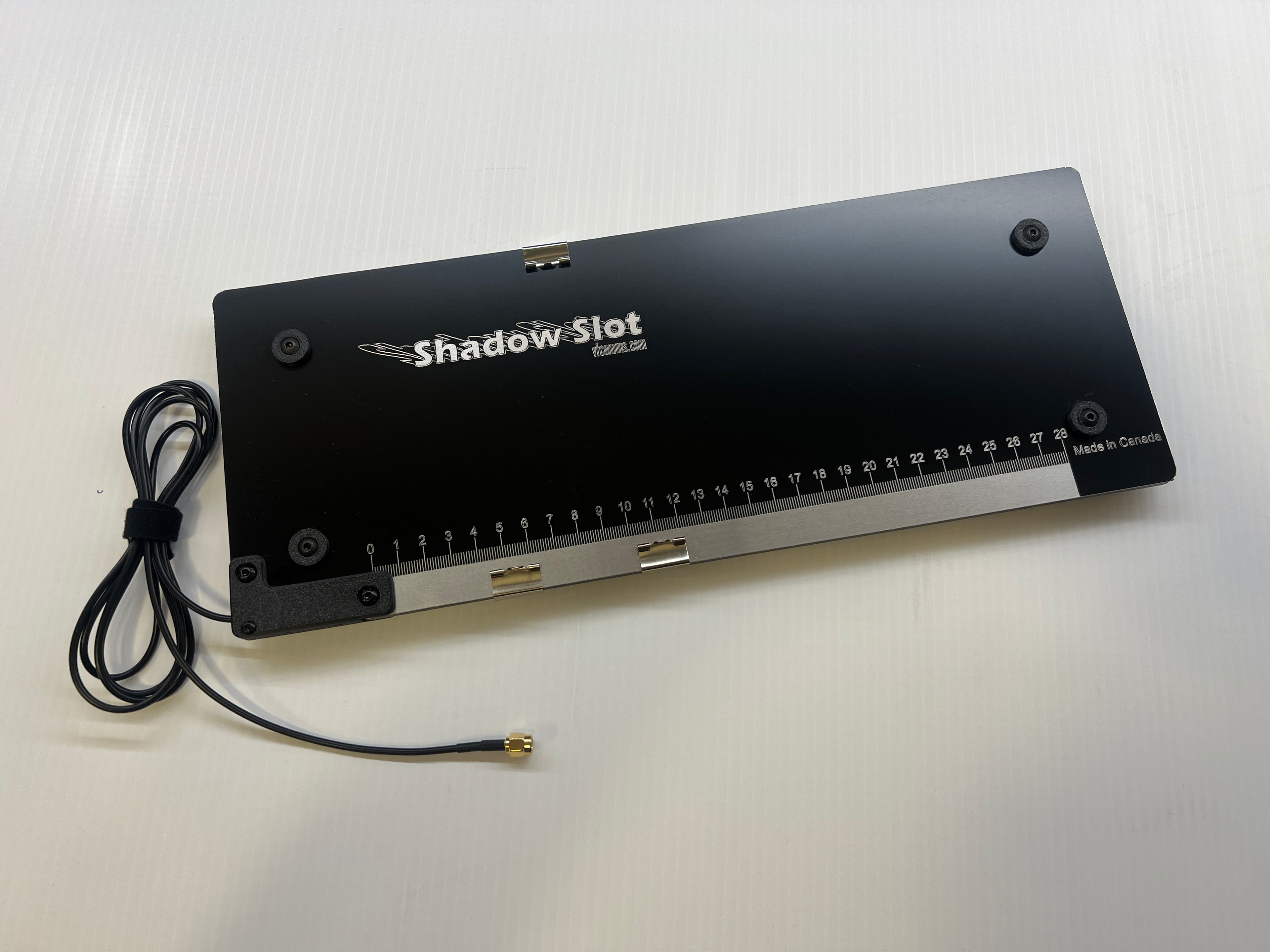 Shadow Slot - 2M-70CM dual band VHF - UHF Low-Profile Slot Antenna Black