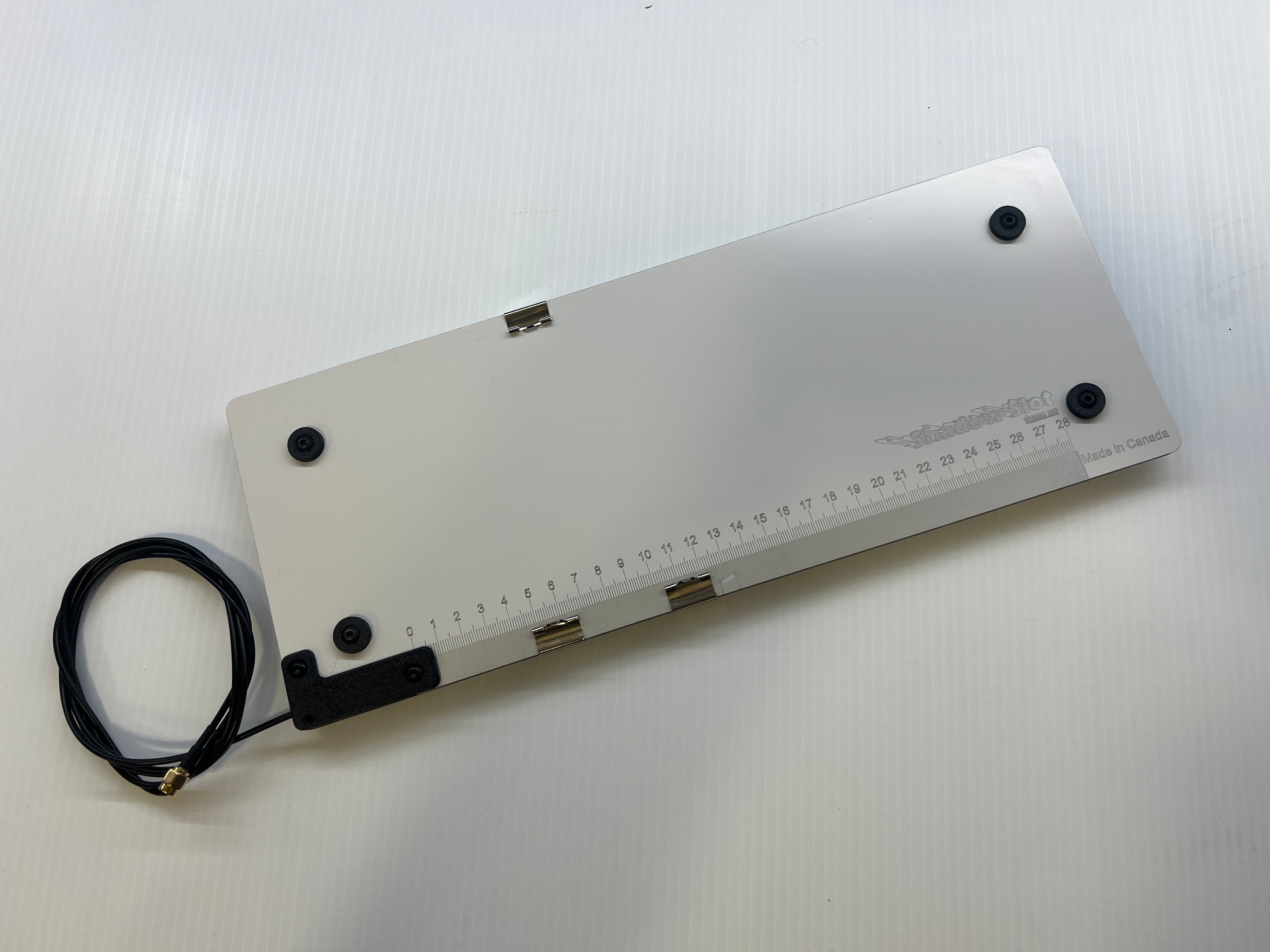Shadow Slot - 2M-70CM dual band VHF - UHF Low-Profile Slot Antenna White
