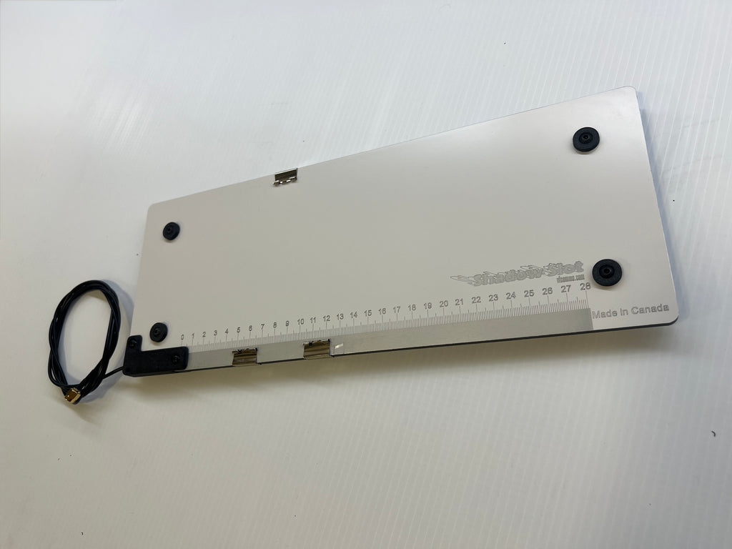 Shadow Slot - 2M-70CM dual band VHF - UHF Low-Profile Slot Antenna White