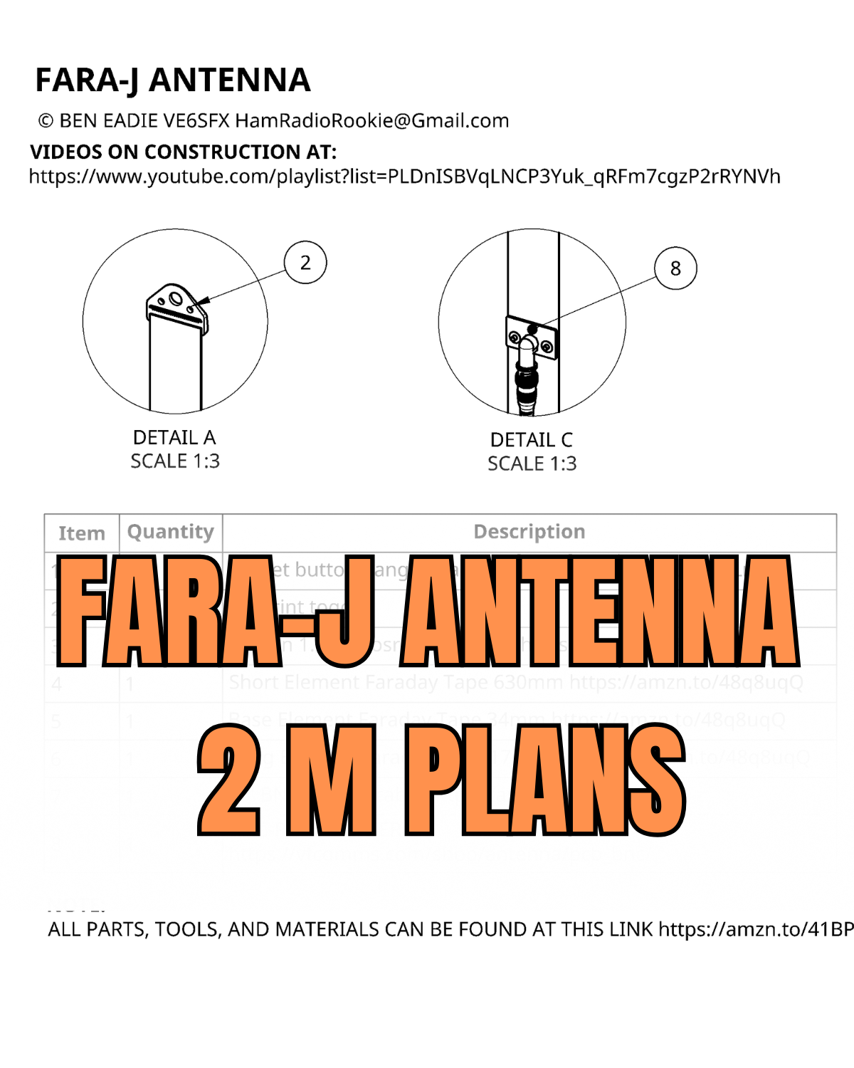 2M Fara-J™ Antenna Plans