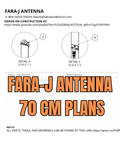 70cm Fara-J™ Antenna Plans