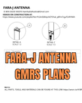 GMRS Fara-J™ Antenna Plans